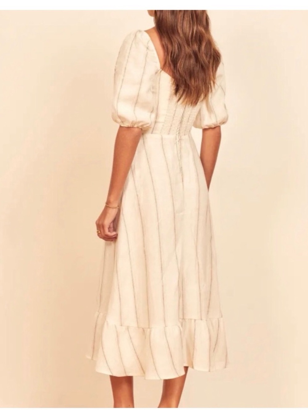 NWT Reformation  Belgium Linen Midi Dress size 4 - Picture 2 of 7
